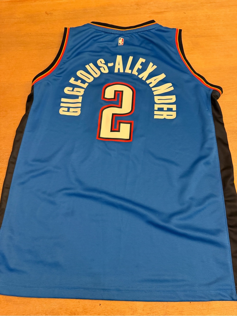 Fanatics Blue Gilgeous-Alexander #2 Kids Basketball Jersey